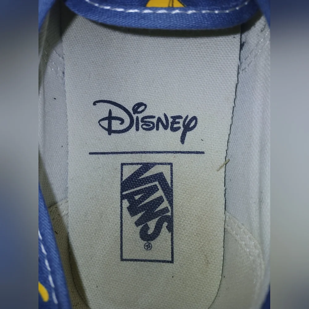 Vans Disneys Donald Duck  Print Blue Sneakers - Picture 6 of 6